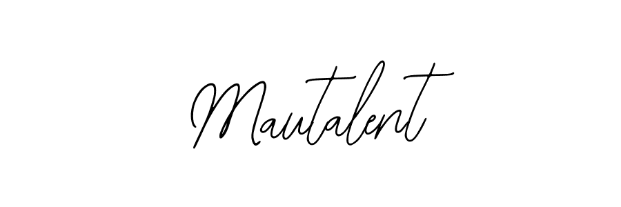 Similarly Bearetta-2O07w is the best handwritten signature design. Signature creator online .You can use it as an online autograph creator for name Mautalent. Mautalent signature style 12 images and pictures png