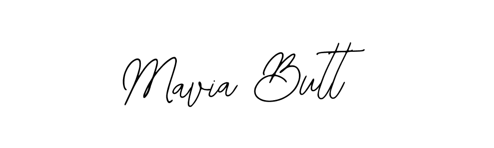 How to make Mavia Butt name signature. Use Bearetta-2O07w style for creating short signs online. This is the latest handwritten sign. Mavia Butt signature style 12 images and pictures png