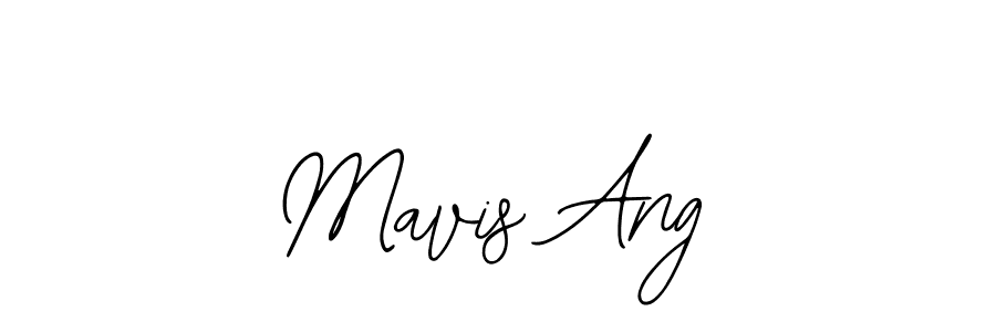 Mavis Ang stylish signature style. Best Handwritten Sign (Bearetta-2O07w) for my name. Handwritten Signature Collection Ideas for my name Mavis Ang. Mavis Ang signature style 12 images and pictures png