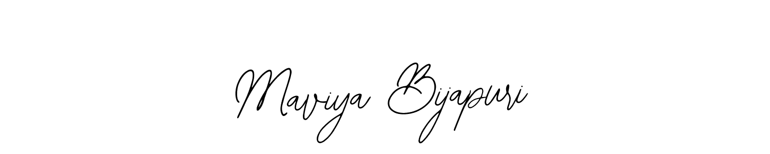 Create a beautiful signature design for name Maviya Bijapuri. With this signature (Bearetta-2O07w) fonts, you can make a handwritten signature for free. Maviya Bijapuri signature style 12 images and pictures png