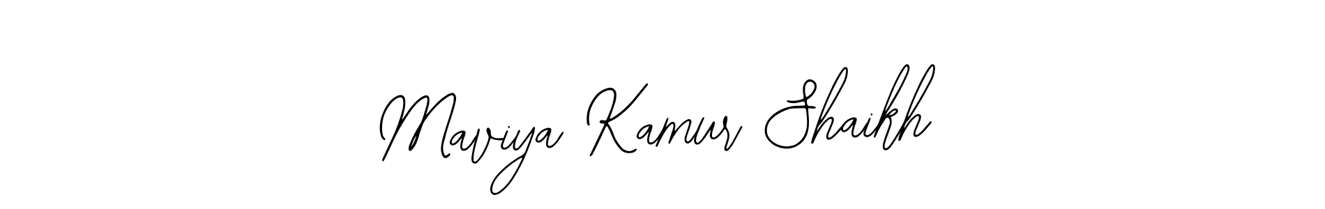 You should practise on your own different ways (Bearetta-2O07w) to write your name (Maviya Kamur Shaikh) in signature. don't let someone else do it for you. Maviya Kamur Shaikh signature style 12 images and pictures png