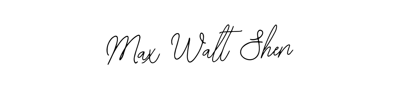Bearetta-2O07w is a professional signature style that is perfect for those who want to add a touch of class to their signature. It is also a great choice for those who want to make their signature more unique. Get Max Walt Shen name to fancy signature for free. Max Walt Shen signature style 12 images and pictures png