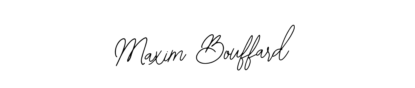 How to make Maxim Bouffard name signature. Use Bearetta-2O07w style for creating short signs online. This is the latest handwritten sign. Maxim Bouffard signature style 12 images and pictures png