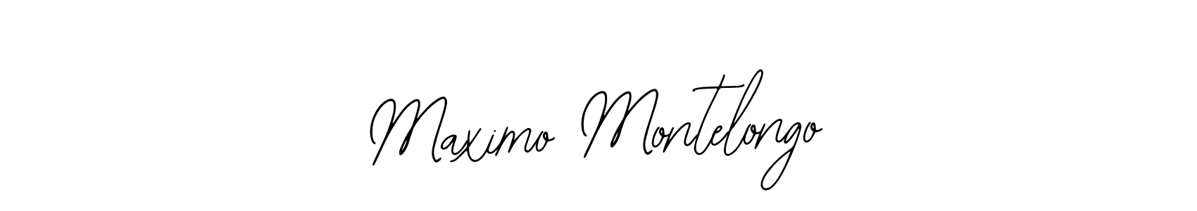 Best and Professional Signature Style for Maximo Montelongo. Bearetta-2O07w Best Signature Style Collection. Maximo Montelongo signature style 12 images and pictures png