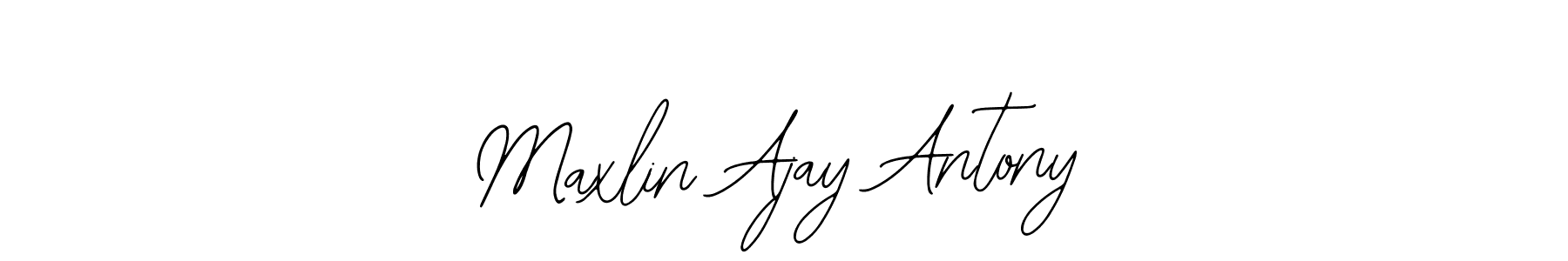 Also we have Maxlin Ajay Antony name is the best signature style. Create professional handwritten signature collection using Bearetta-2O07w autograph style. Maxlin Ajay Antony signature style 12 images and pictures png