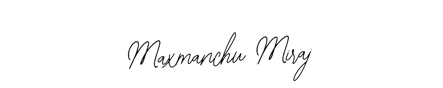 Use a signature maker to create a handwritten signature online. With this signature software, you can design (Bearetta-2O07w) your own signature for name Maxmanchu Miraj. Maxmanchu Miraj signature style 12 images and pictures png