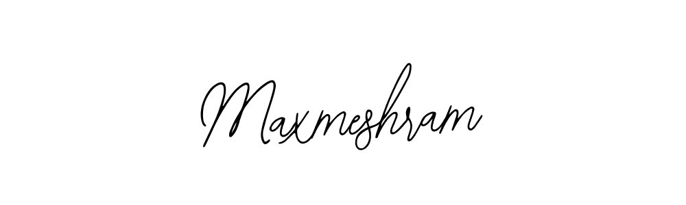 How to make Maxmeshram name signature. Use Bearetta-2O07w style for creating short signs online. This is the latest handwritten sign. Maxmeshram signature style 12 images and pictures png