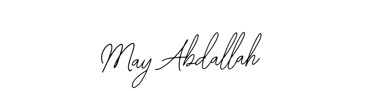 Also we have May Abdallah name is the best signature style. Create professional handwritten signature collection using Bearetta-2O07w autograph style. May Abdallah signature style 12 images and pictures png