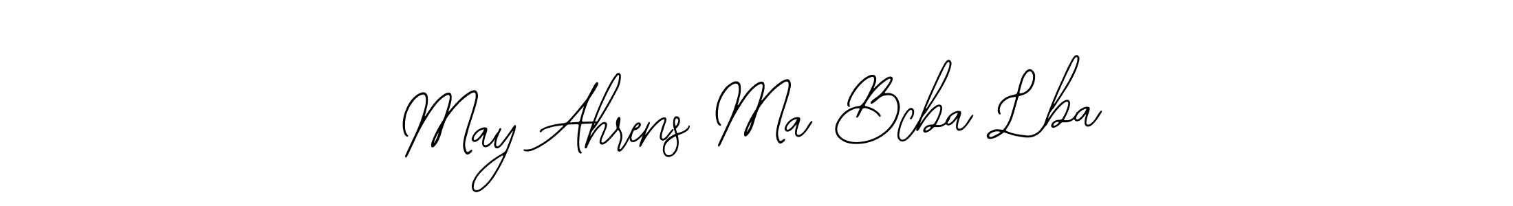 May Ahrens Ma Bcba Lba stylish signature style. Best Handwritten Sign (Bearetta-2O07w) for my name. Handwritten Signature Collection Ideas for my name May Ahrens Ma Bcba Lba. May Ahrens Ma Bcba Lba signature style 12 images and pictures png