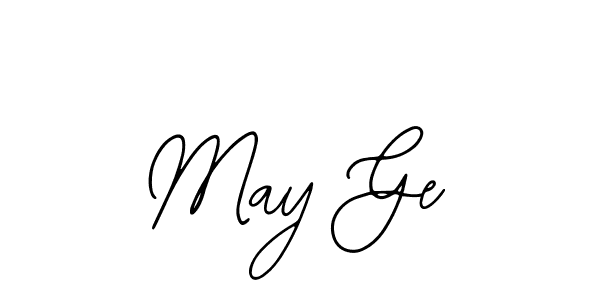 Also You can easily find your signature by using the search form. We will create May Ge name handwritten signature images for you free of cost using Bearetta-2O07w sign style. May Ge signature style 12 images and pictures png