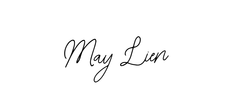 Make a short May Lien signature style. Manage your documents anywhere anytime using Bearetta-2O07w. Create and add eSignatures, submit forms, share and send files easily. May Lien signature style 12 images and pictures png