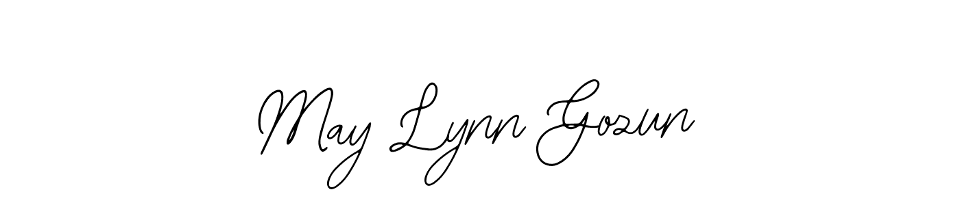 Bearetta-2O07w is a professional signature style that is perfect for those who want to add a touch of class to their signature. It is also a great choice for those who want to make their signature more unique. Get May Lynn Gozun name to fancy signature for free. May Lynn Gozun signature style 12 images and pictures png