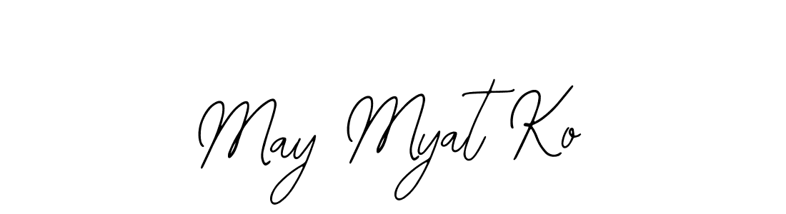 Bearetta-2O07w is a professional signature style that is perfect for those who want to add a touch of class to their signature. It is also a great choice for those who want to make their signature more unique. Get May Myat Ko name to fancy signature for free. May Myat Ko signature style 12 images and pictures png