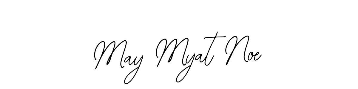 This is the best signature style for the May Myat Noe name. Also you like these signature font (Bearetta-2O07w). Mix name signature. May Myat Noe signature style 12 images and pictures png