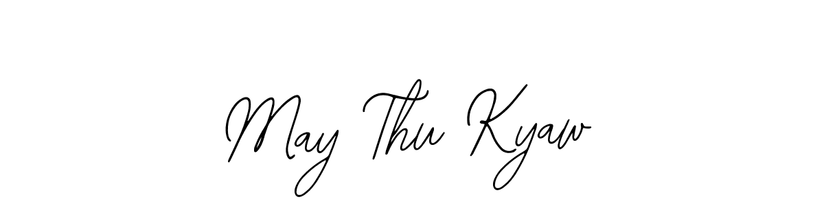 Make a beautiful signature design for name May Thu Kyaw. With this signature (Bearetta-2O07w) style, you can create a handwritten signature for free. May Thu Kyaw signature style 12 images and pictures png