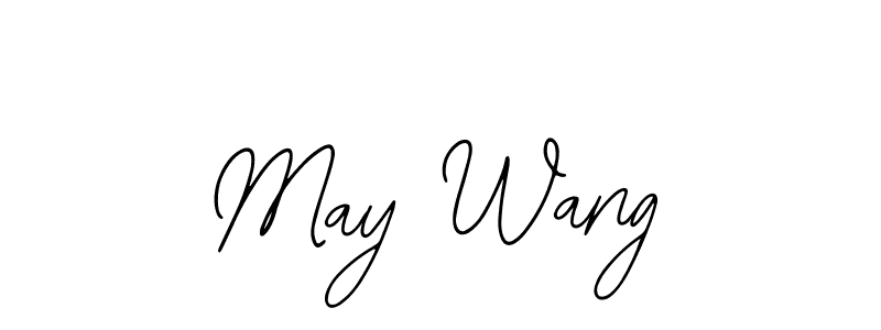 How to make May Wang signature? Bearetta-2O07w is a professional autograph style. Create handwritten signature for May Wang name. May Wang signature style 12 images and pictures png