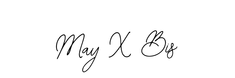 Create a beautiful signature design for name May X Bis. With this signature (Bearetta-2O07w) fonts, you can make a handwritten signature for free. May X Bis signature style 12 images and pictures png