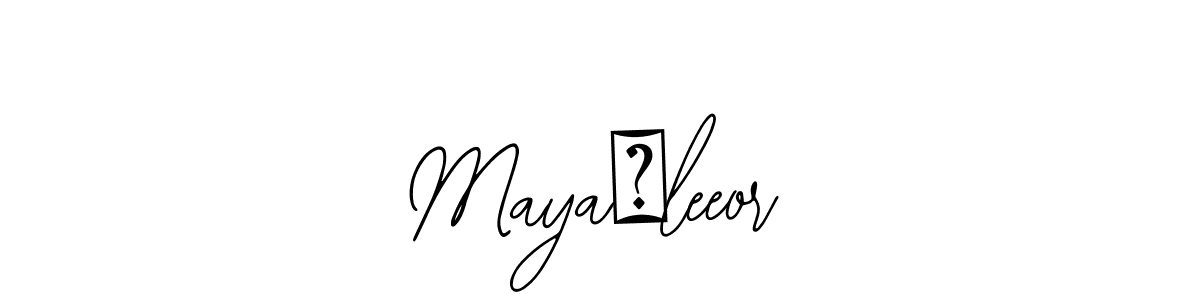 Also we have Maya♥leeor name is the best signature style. Create professional handwritten signature collection using Bearetta-2O07w autograph style. Maya♥leeor signature style 12 images and pictures png