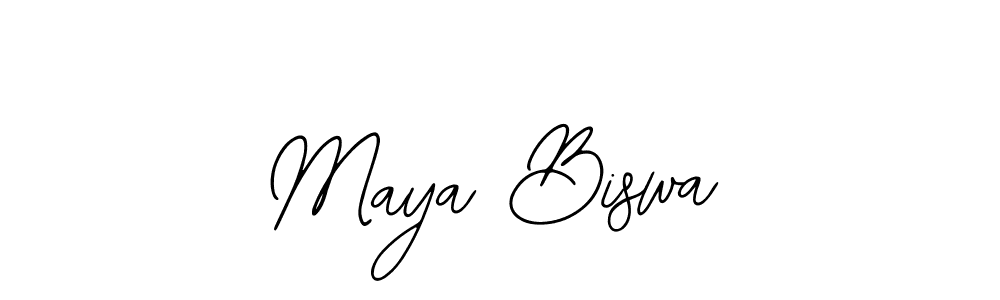 Bearetta-2O07w is a professional signature style that is perfect for those who want to add a touch of class to their signature. It is also a great choice for those who want to make their signature more unique. Get Maya Biswa name to fancy signature for free. Maya Biswa signature style 12 images and pictures png