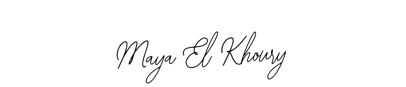 Make a beautiful signature design for name Maya El Khoury. Use this online signature maker to create a handwritten signature for free. Maya El Khoury signature style 12 images and pictures png