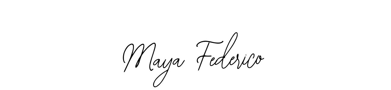 Use a signature maker to create a handwritten signature online. With this signature software, you can design (Bearetta-2O07w) your own signature for name Maya Federico. Maya Federico signature style 12 images and pictures png