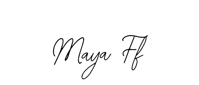 Make a beautiful signature design for name Maya Ff. Use this online signature maker to create a handwritten signature for free. Maya Ff signature style 12 images and pictures png