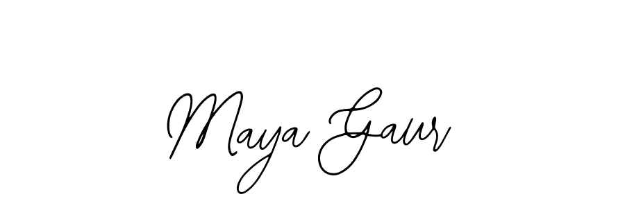 It looks lik you need a new signature style for name Maya Gaur. Design unique handwritten (Bearetta-2O07w) signature with our free signature maker in just a few clicks. Maya Gaur signature style 12 images and pictures png