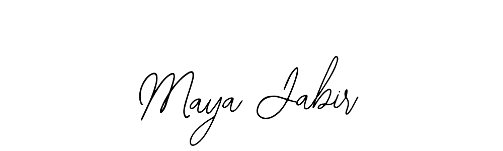 How to make Maya Jabir signature? Bearetta-2O07w is a professional autograph style. Create handwritten signature for Maya Jabir name. Maya Jabir signature style 12 images and pictures png