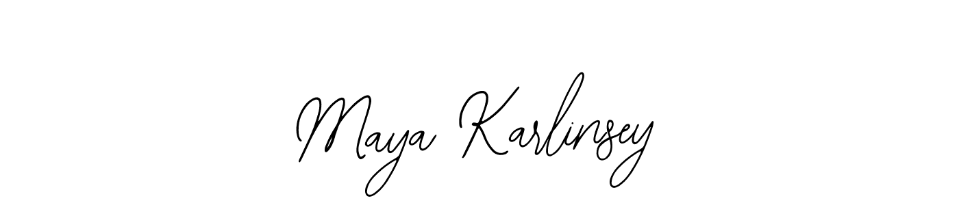 Also You can easily find your signature by using the search form. We will create Maya Karlinsey name handwritten signature images for you free of cost using Bearetta-2O07w sign style. Maya Karlinsey signature style 12 images and pictures png