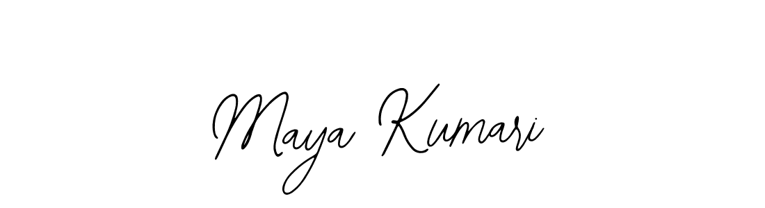 Use a signature maker to create a handwritten signature online. With this signature software, you can design (Bearetta-2O07w) your own signature for name Maya Kumari. Maya Kumari signature style 12 images and pictures png