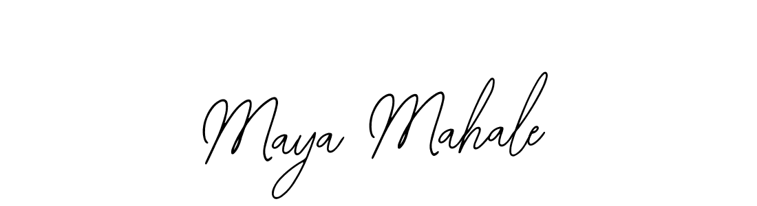 Design your own signature with our free online signature maker. With this signature software, you can create a handwritten (Bearetta-2O07w) signature for name Maya Mahale. Maya Mahale signature style 12 images and pictures png