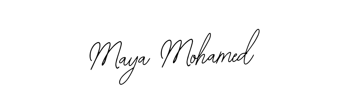 Make a beautiful signature design for name Maya Mohamed. Use this online signature maker to create a handwritten signature for free. Maya Mohamed signature style 12 images and pictures png