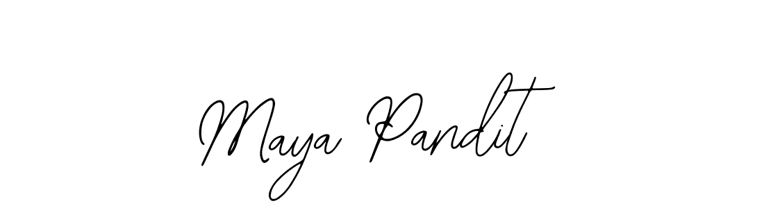 Maya Pandit stylish signature style. Best Handwritten Sign (Bearetta-2O07w) for my name. Handwritten Signature Collection Ideas for my name Maya Pandit. Maya Pandit signature style 12 images and pictures png