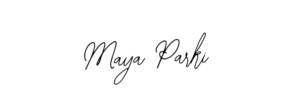 Make a beautiful signature design for name Maya Parki. Use this online signature maker to create a handwritten signature for free. Maya Parki signature style 12 images and pictures png