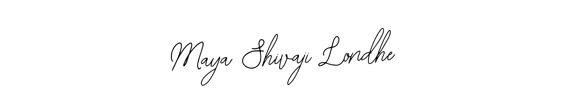 It looks lik you need a new signature style for name Maya Shivaji Londhe. Design unique handwritten (Bearetta-2O07w) signature with our free signature maker in just a few clicks. Maya Shivaji Londhe signature style 12 images and pictures png