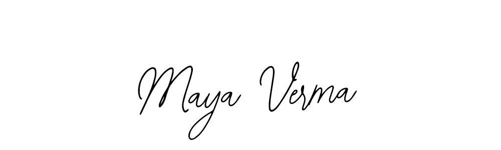 How to make Maya Verma signature? Bearetta-2O07w is a professional autograph style. Create handwritten signature for Maya Verma name. Maya Verma signature style 12 images and pictures png