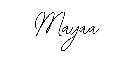 Generate high-definition signature styles for Mayaa. The Bearetta-2O07w typeface ensures crisp legibility and sophisticated design. Mayaa signature style 12 images and pictures png