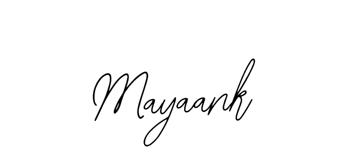 Use a signature maker to create a handwritten signature online. With this signature software, you can design (Bearetta-2O07w) your own signature for name Mayaank. Mayaank signature style 12 images and pictures png