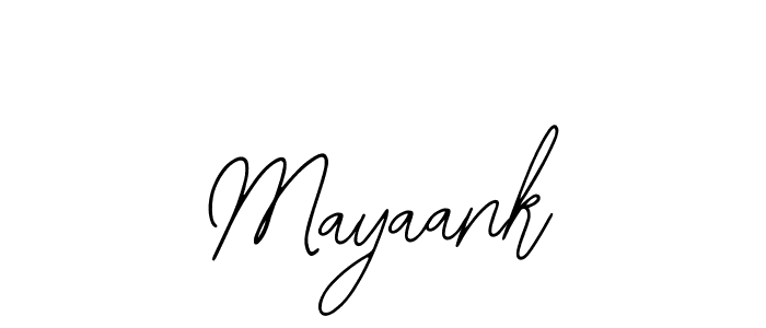 Use a signature maker to create a handwritten signature online. With this signature software, you can design (Bearetta-2O07w) your own signature for name Mayaank. Mayaank signature style 12 images and pictures png