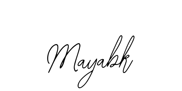 You should practise on your own different ways (Bearetta-2O07w) to write your name (Mayabk) in signature. don't let someone else do it for you. Mayabk signature style 12 images and pictures png