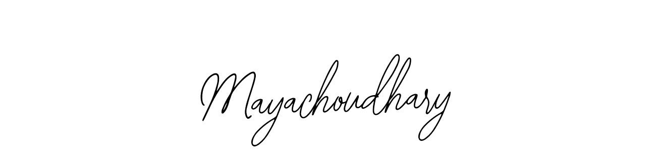 The best way (Bearetta-2O07w) to make a short signature is to pick only two or three words in your name. The name Mayachoudhary include a total of six letters. For converting this name. Mayachoudhary signature style 12 images and pictures png