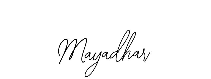 Make a beautiful signature design for name Mayadhar. With this signature (Bearetta-2O07w) style, you can create a handwritten signature for free. Mayadhar signature style 12 images and pictures png