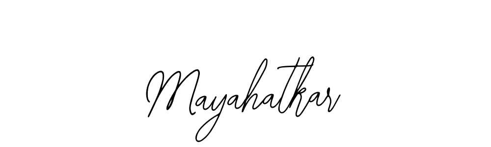 How to make Mayahatkar name signature. Use Bearetta-2O07w style for creating short signs online. This is the latest handwritten sign. Mayahatkar signature style 12 images and pictures png