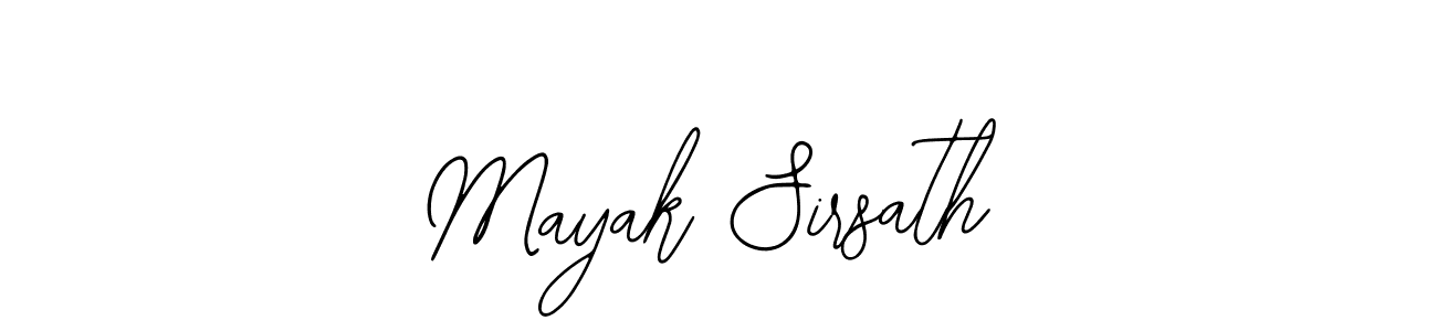 Also You can easily find your signature by using the search form. We will create Mayak Sirsath name handwritten signature images for you free of cost using Bearetta-2O07w sign style. Mayak Sirsath signature style 12 images and pictures png