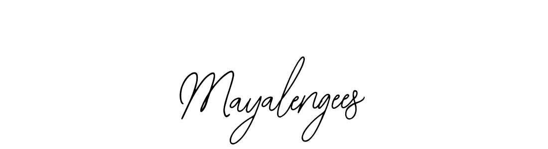 How to make Mayalengees name signature. Use Bearetta-2O07w style for creating short signs online. This is the latest handwritten sign. Mayalengees signature style 12 images and pictures png