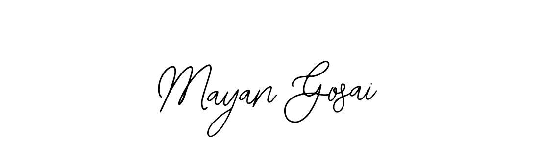Mayan Gosai stylish signature style. Best Handwritten Sign (Bearetta-2O07w) for my name. Handwritten Signature Collection Ideas for my name Mayan Gosai. Mayan Gosai signature style 12 images and pictures png