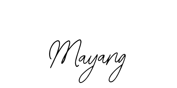 Use a signature maker to create a handwritten signature online. With this signature software, you can design (Bearetta-2O07w) your own signature for name Mayang. Mayang signature style 12 images and pictures png