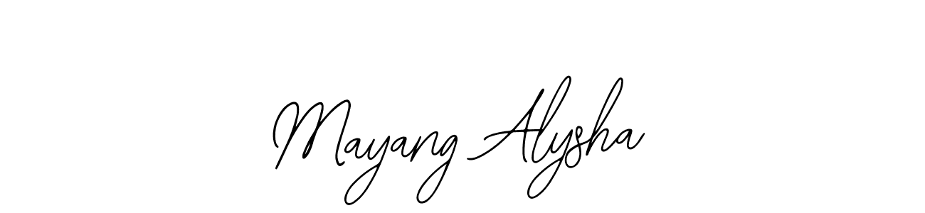 Once you've used our free online signature maker to create your best signature Bearetta-2O07w style, it's time to enjoy all of the benefits that Mayang Alysha name signing documents. Mayang Alysha signature style 12 images and pictures png