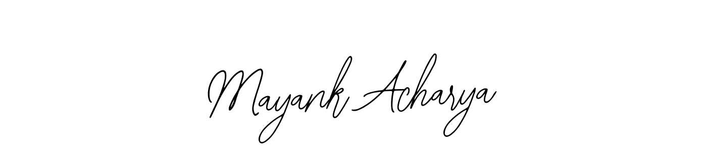 Mayank Acharya stylish signature style. Best Handwritten Sign (Bearetta-2O07w) for my name. Handwritten Signature Collection Ideas for my name Mayank Acharya. Mayank Acharya signature style 12 images and pictures png