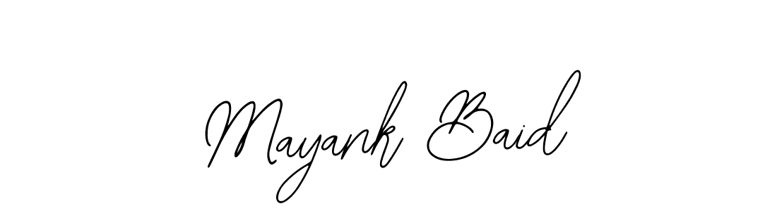 Make a beautiful signature design for name Mayank Baid. With this signature (Bearetta-2O07w) style, you can create a handwritten signature for free. Mayank Baid signature style 12 images and pictures png